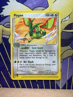 Pokemon Flygon 15/97 from EX Dragon LP *Small imprint dent on front top right* - Image 1