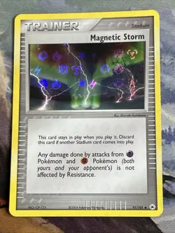Pokemon TCG Magnetic Storm 2004 Hidden Legends 91/101 Reverse Holo - Image 1