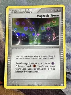 Pokemon TCG Magnetic Storm 2004 Hidden Legends 91/101 Reverse Holo - Image 2