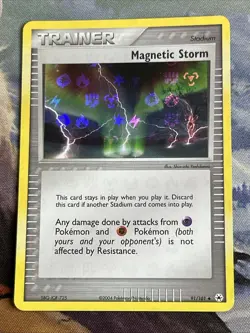 Pokemon TCG Magnetic Storm 2004 Hidden Legends 91/101 Reverse Holo - Image 3