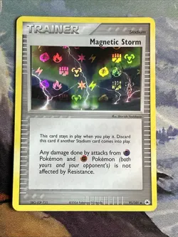 Pokemon TCG Magnetic Storm 2004 Hidden Legends 91/101 Reverse Holo - Image 4