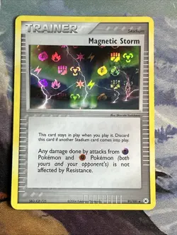Pokemon TCG Magnetic Storm 2004 Hidden Legends 91/101 Reverse Holo - Image 5