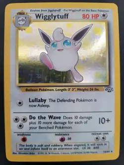 Pokemon Wigglytuff 16/64 Jungle Rare Holo - Image 1