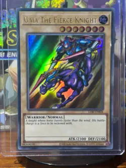 Yu-Gi-Oh Gaia the Fierce Knight LOB-EN006 - Image 1