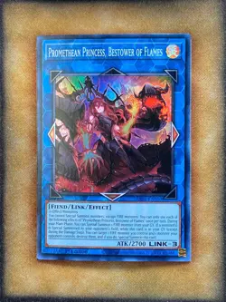 Yugioh Promethean Princess, Bestower of Flames RA03-EN050 Super Rare 1st Ed NM - Image 1