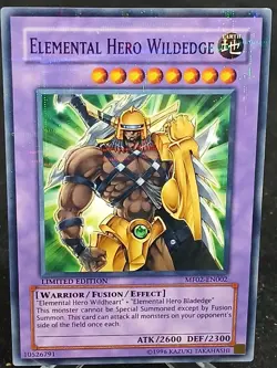 Yu-Gi-Oh! Elemental HERO Wildedge MF02-EN002 NPR MP - Image 1
