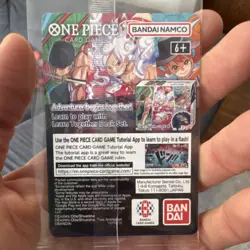 Bandai Namco One Piece CCG Monkey.D.Luffy US Voyage Promo Full Art Holo - Image 2