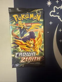 Pokemon TCG Crown Zenith Booster Pack English 10 Cards Zacian Zamazenta - Image 1