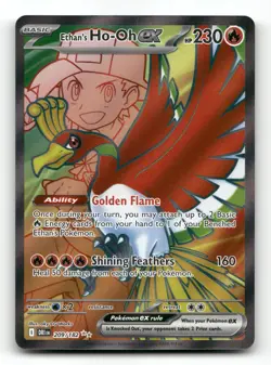 Ethan's Ho-Oh ex 209/182 - Destined Rivals - Pokemon Card NM/M - Image 1