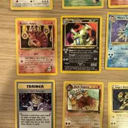 Assorted Vintage Pokemon Lot 20 Cards - Image 4