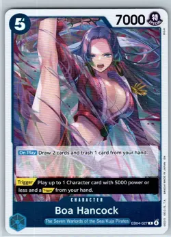 Boa Hancock The Azure Sea's Seven EB04-027 NM OP Card - Image 1