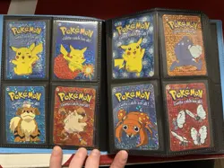 Pokemon Binder Lot Vintage Prizim Sticker 74 Cards - Image 2
