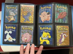 Pokemon Binder Lot Vintage Prizim Sticker 74 Cards - Image 3