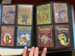 Pokemon Binder Lot Vintage Prizim Sticker 74 Cards - Image 4