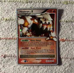 Pokemon Heatran LV.X Holo Promo Card DP Black Star Promos DP31 120 HP - Image 1