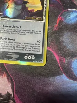 Nidoking 6/101 EX Dragon Frontiers Pokemon Card Reverse Holo Foil Rare MP - Image 3