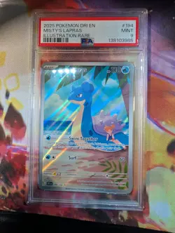 Pokemon Misty's Lapras Sv10 Destined Rivals Illustration Rare Holo 194/182 - Image 1