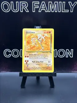 Hitmonlee 22/62 Fossil Regular Rare 1999 WOTC Pokemon TCG NM - Image 1