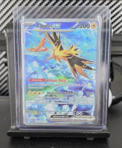 2023 Pokemon 151 Zapdos EX Special Illustration Rare 202/165 Mint SV - Image 1