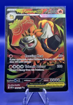 Pokemon Mega Camerupt ex 156/132 Mega Evolution Ultra Rare English NM - Image 1