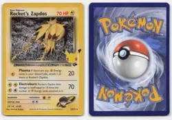 ROCKET'S ZAPDOS 15/132 HOLO CELEBRATIONS: CLASSIC COLLECTION POKEMON LP - Image 4