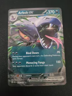Pokemon TCG Arbok Ex Double Rare Holo Eng 151 024/165 - Image 1