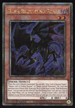 Dark Beckoning Beast - RA03-EN027 - Quarter Century Secret Rare - Yugioh - Image 1