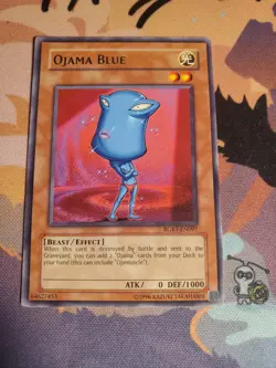 Yugioh Ojama Blue Rare Unlimited RGBT-EN097 NM - Image 1
