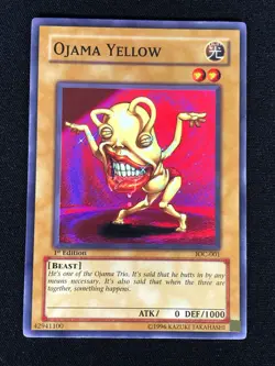 Yugioh Ojama Yellow IOC-001 1st Common (NM) - Image 1