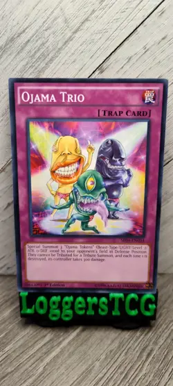 Yu-Gi-Oh! Ojama Trio / SR04-EN034 1st Edition LP - Image 1
