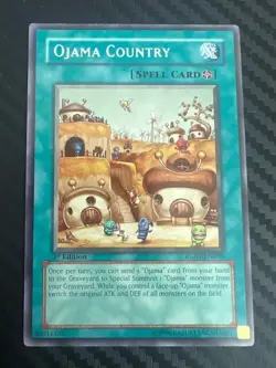 Yugioh Ojama Country RGBT-EN098 Rare 1st Edition VLP - Image 1