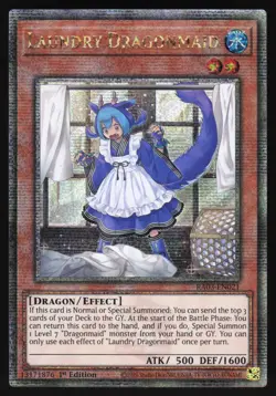 Laundry Dragonmaid - RA03-EN021 - Quarter Century Secret Rare - Yugioh - Image 1