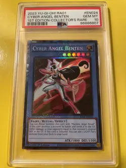 YuGiOh CYBER ANGEL BENTEN #RA01-EN024🔥PSA 10 GEM🔥1st ED-2023 COLLECTOR’S RARE - Image 1