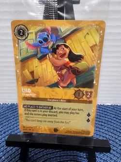 Disney Lorcana Elsa The Fifth Spirit & Lilo Escape Artist Foil Sealed Promo - Image 2