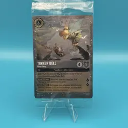 Disney Lorcana Tinker Bell Giant Fairy P3 Promo Sealed Glitter Foil Card NM - Image 1