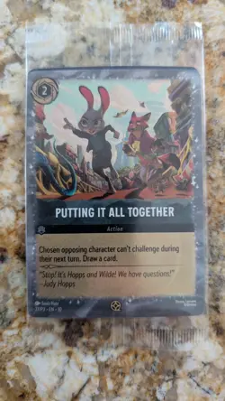 *Sealed* Putting It All Together- Zootopia 2 Movie Promo Disney Lorcana 27/P3 - Image 1