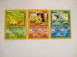 Pokemon Gen 2 Starters - Chikorita Cyndaquil Totodile - Exact Cards! - Image 1