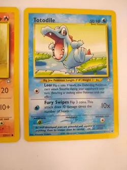 Pokemon Gen 2 Starters - Chikorita Cyndaquil Totodile - Exact Cards! - Image 4