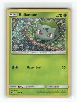 Bulbasaur Miscellaneous Cards & Products Promo,Holo Pokemon Lightly played - Image 1