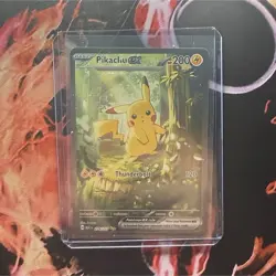 Pokemon Pikachu EX XY202 200 HP Thunderbolt 120 Lightning Basic Card English - Image 1