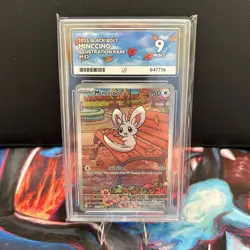 Minccino Black Bolt Illustration Rare Pokemon TCG English Card 152/086 Ace 9 - Image 1