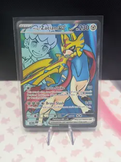 Hop's Zacian ex 176/159 Journey Together Full Art Ultra Rare Pokemon Card NM - Image 1