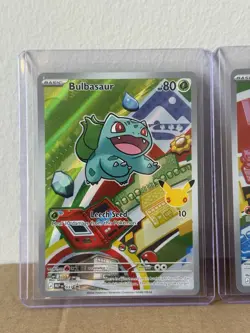 Pokemon TCG First Partner Illustration Collection Series 1 Kanto GEN 1 3x Cards - Image 2