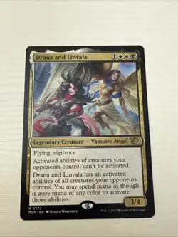 MTG - Drana and Linvala - Legendary Creature (Vampire Angel) - MOM #222 - Rare - Image 1