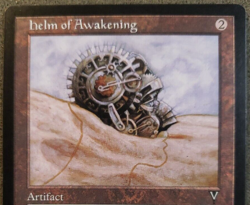 Helm of Awakening Visions UN-PLAYED Artifact MAGIC GATHERING CARD (DS3D1PS).... - Image 3