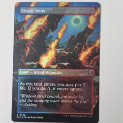 Steam Vents (Borderless) FOIL - Lorwyn Eclipsed (ECL) Lorwyn Eclipsed - Image 2
