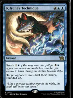 MTG TMT Kitsune's Technique Normal NM - Image 1