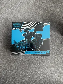 Pokemon TCG Black Bolt Elite Trainer Box ETB New Sealed - Image 1