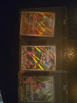Pokemon TCG Full Art Holo Lot 3 Cards Mimikyu Pachirisu Korridor GX - Image 1
