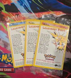 POKEMON SEALED ALL 3 Movie Promo Legendary Birds MOLTRES ARTICUNO ZAPDOS WOTC - Image 1